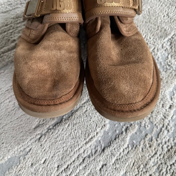 UGG Neumel Snapback Suede leather Chukka short Boots Chestnut Brown pull on 9 main image 4